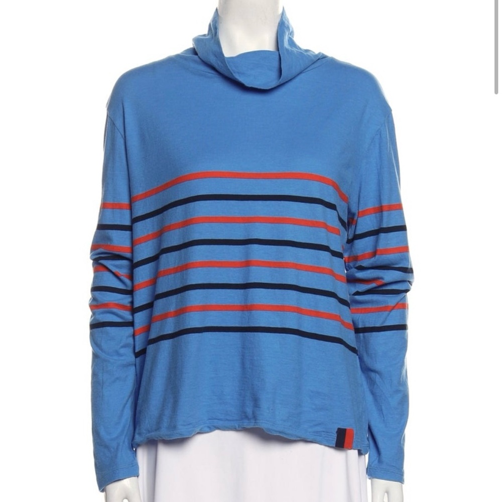KULE Blue Cotton Top
